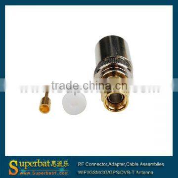 SMA Crimp Plug Connector for LMR400 rp sma female to tnc male adapter