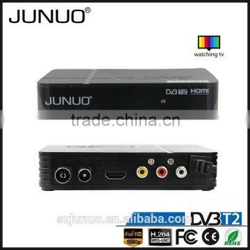 JUNUO shenzhen manufacture Best quality low price 1080p HD mstar 7t01 dvb-t2 tv decoder set top box Georgia