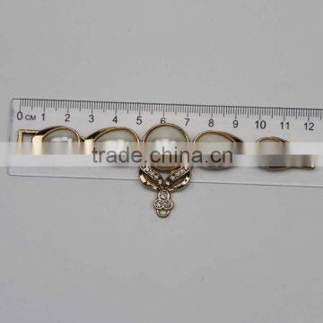 Pearl Metal Buckle Garment Accessories Strass Chain Link Chain photo-2