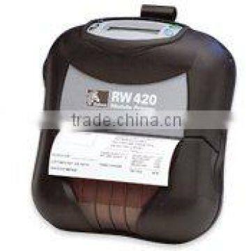 Direct Thermal Mobile Printer Zebra RW 420 Barcode Label Printer