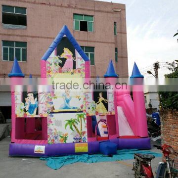 Hot commercial princess inflatable bouncer castle