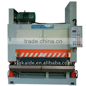 Wet double abrasive belts polishing machine