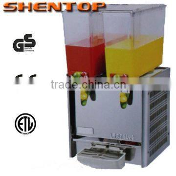 SHENTOP Two Tank Cold Juice Machine Juice Blender Juice Dispenser LSJ-9LX2