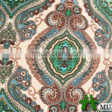 Shaoxing Textile Woven Paisley Print Rayon Twill Fabric photo-6