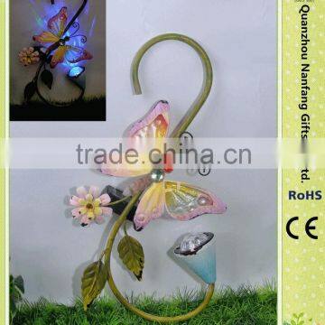 Solar Garden Metal Butterfly Hanging Spotlight