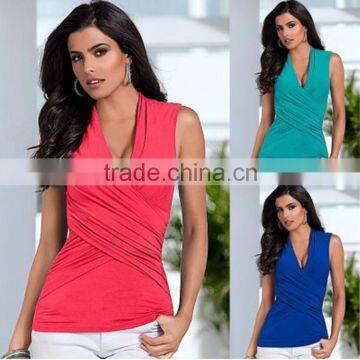 JPSKIRT1605389 Fashion Women Summer Sleeveless Shirt