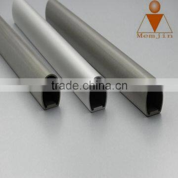 Aluminum pipe for cold storage with surface treatment