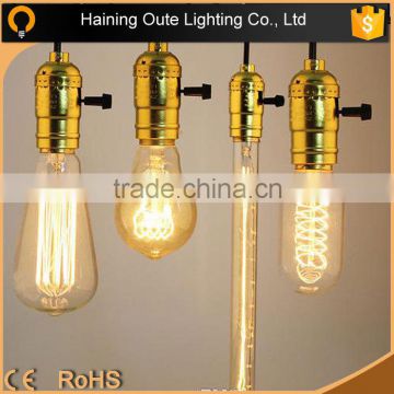 120lm e27 40w/60W vintage edison st64 T10 T14 A60 filament bulb edison