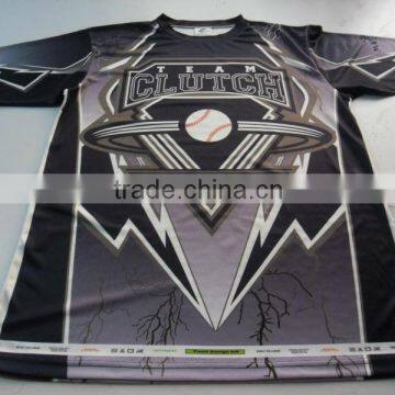 100% custom made Mock Mesh Dry Fit round T shirt
