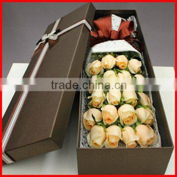 High Quality Elegant Cardboard Paper Packaging Boxes For Cut Flowers Wholesale