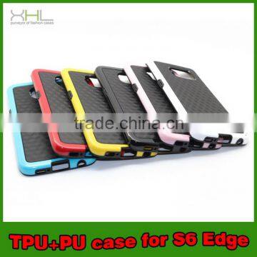 Factory hot selling pc tpu case for samsung s6 edge