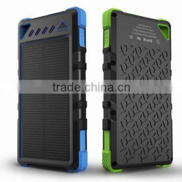 2016 Hot Selling Super Waterproof 8000mah Solar Power Charger Solar Inverter