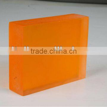 Orange Acrylic Chroma Panel Translucent Stone Solid Surface