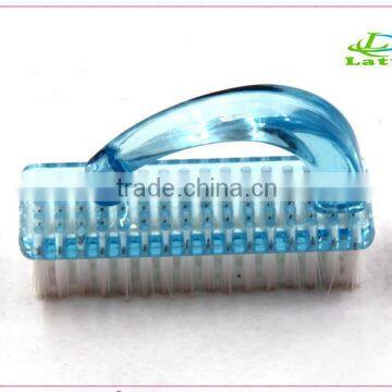 colorful plastic nail cleaning brush for woman