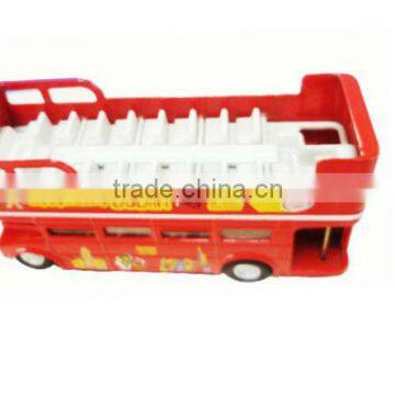 1 72 die cast open-top double decker bus toy