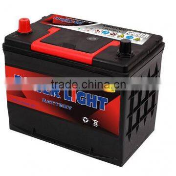 High quality 12V Maintenance free car battery MF65D26 12V 65AH