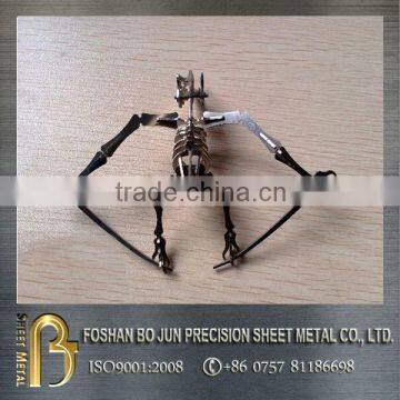 china supplier custom-made laser cutting dinosaur assembly sheet metal fabrication