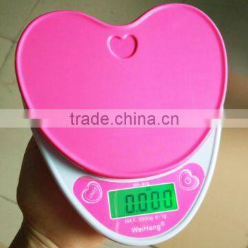 pink kitchen diet weighing scale 5kg