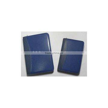 Leather hardcover A4 or A5 portfolio folder append calculator with notepaper