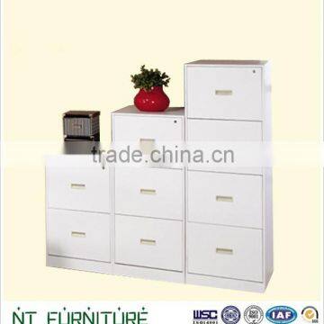 Metal 2, 3, 4 drawers lateral file cabinet