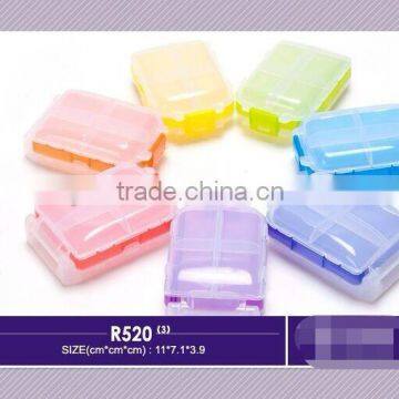 2015 hot style plastic pill box plastic pill container