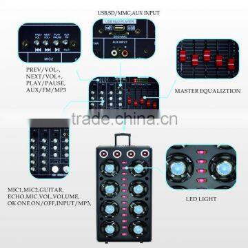 LED Light Big Power Professional Bluetooth Home Audio Subwoofer Speaker photo-3