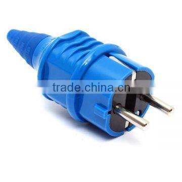 CF10838 IP44 2 Pin EU Type Industrial Waterproof Outdoor Plug 230V 16A