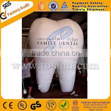 customized inflatable tooth helium balloon for advertising F2061