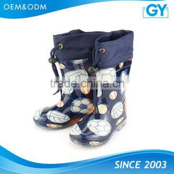 Factory good quality boys and girls cheap fashion rubber boot