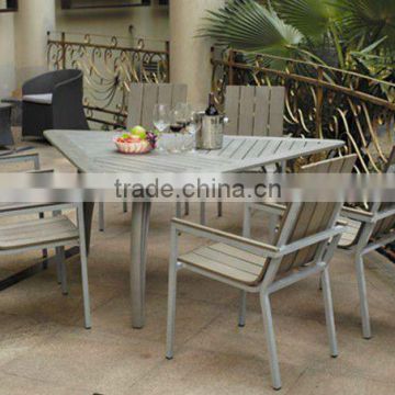 Outdoor Triangle Polywood Dining Set