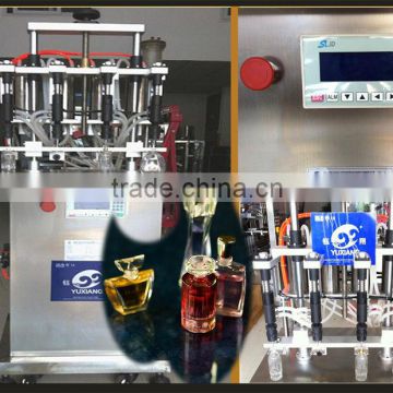 YX PLC 4 head vacuum perfume filler