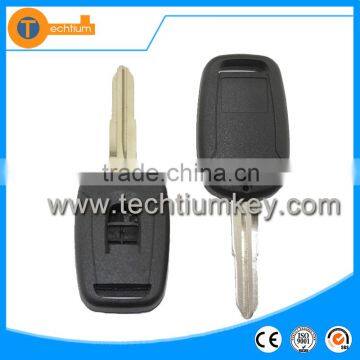 2 button transponder remote key shell without logo with uncut blade and plastic material for Chevrolet Captive