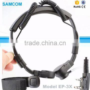 SAMCOM EP-3X Air Tube Hot Selling Transceiver Earphone With 3.5mm Neckband Noise Cancelling Earpiece