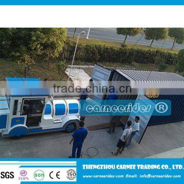 Trackless Train Rides for Sightseeing/Shopping Trackless Train/ Electric Trackless Train Ride for Sale photo-6