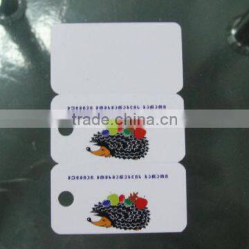 Plastic laminated key tags