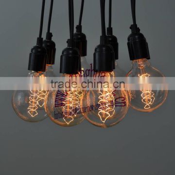 Hot selling 32AK filament vintage edison bulb wholesale 240V 60W G80