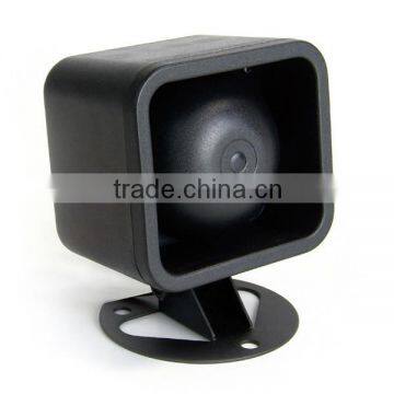 Black Loud Universal Car Security Alarm 12V Siren Horn