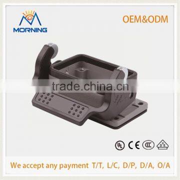 ME-HDD-024-FC, Copper Alloy Material Industrial 24 Pins Current 10A Voltage 250V Heavy Duty Socket, Female Crimp Terminal