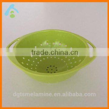 Solid Color Melamine Vegetable Colander Bowl for Europe Market photo-2