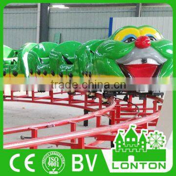 Used Roller Coaster Rides For Sale In China Children Caterpillar Train With Track photo-5