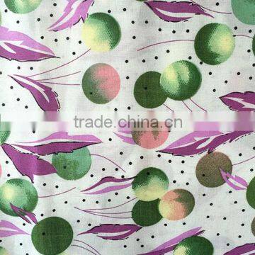 Fashion Flower Printing Lady Dress Garment Rayon Fabric
