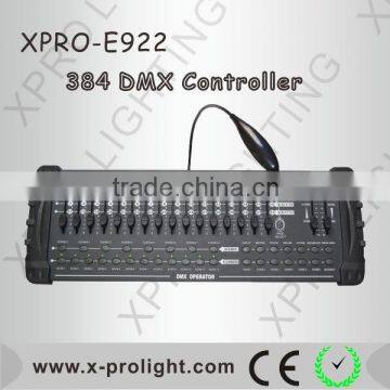 Stage lighting DMX controller, 384 DMX computer lighting controller