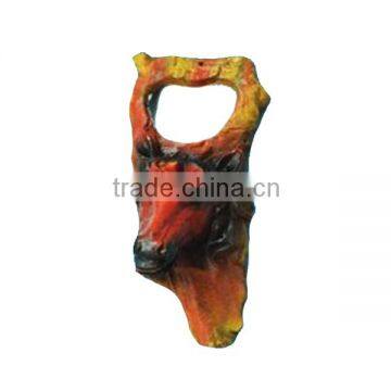 Funny custom resin animal theme horse wine opener kit
