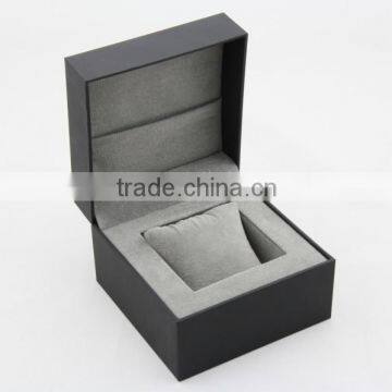 Cube Shape Luxury Black Watch Boxes WIth Pillow Cushion Inside