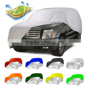 2-sides stretch fabric waterproof car cover