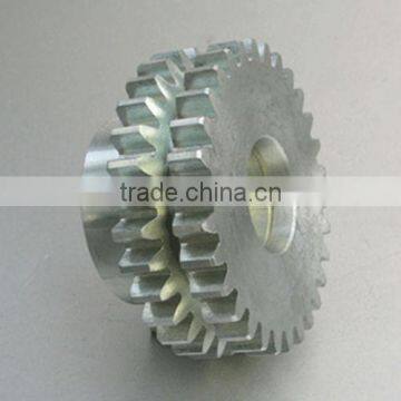 Customized steel double gear wheel