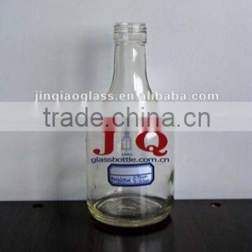 High Quality Empty Clear Round Spirit Glass Bottle 685ml
