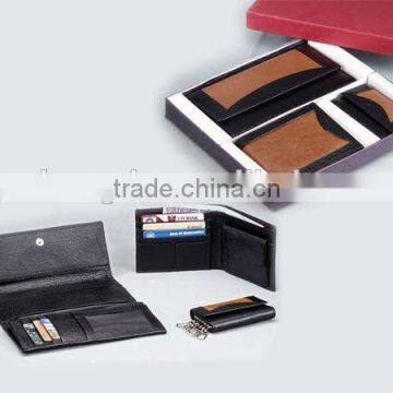 High quality customized made-in-china Leather Gift Set For Best (ZDG12-0002)