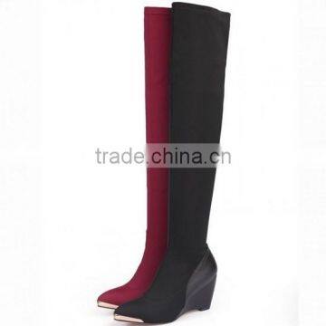 Over Knee Boots Falt Shoes Women Shoes 2015 CP6696