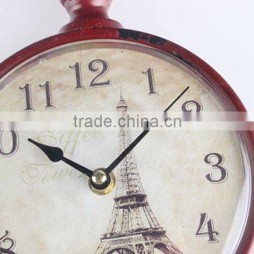 Decorative Interior Metal Art Table Clock